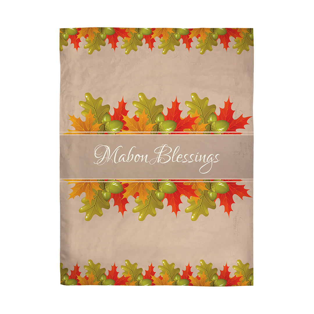 Blankets Mabon Blessings Leaves