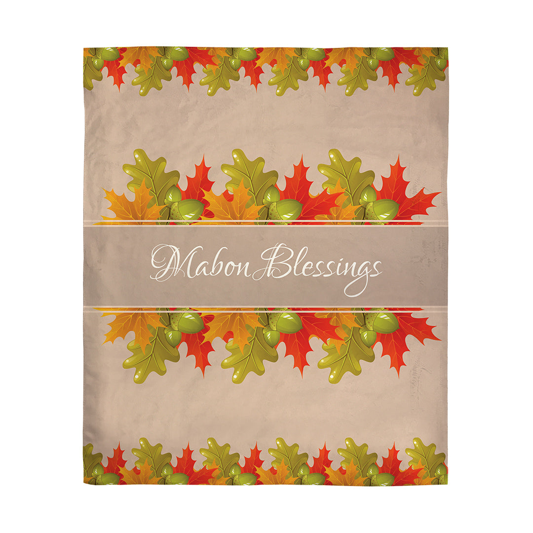 Blankets Mabon Blessings Leaves