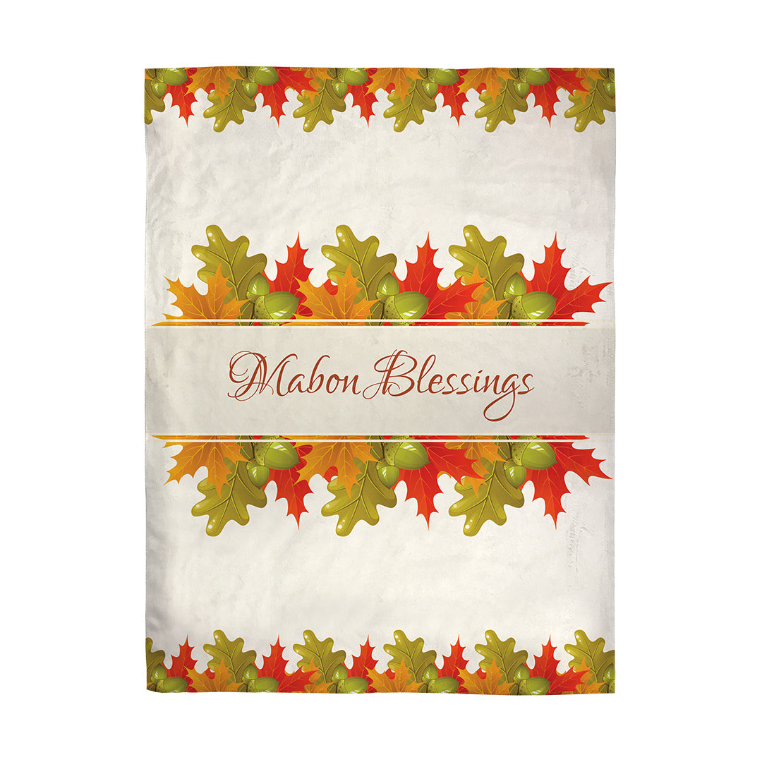 Blankets Mabon Blessings Leaves