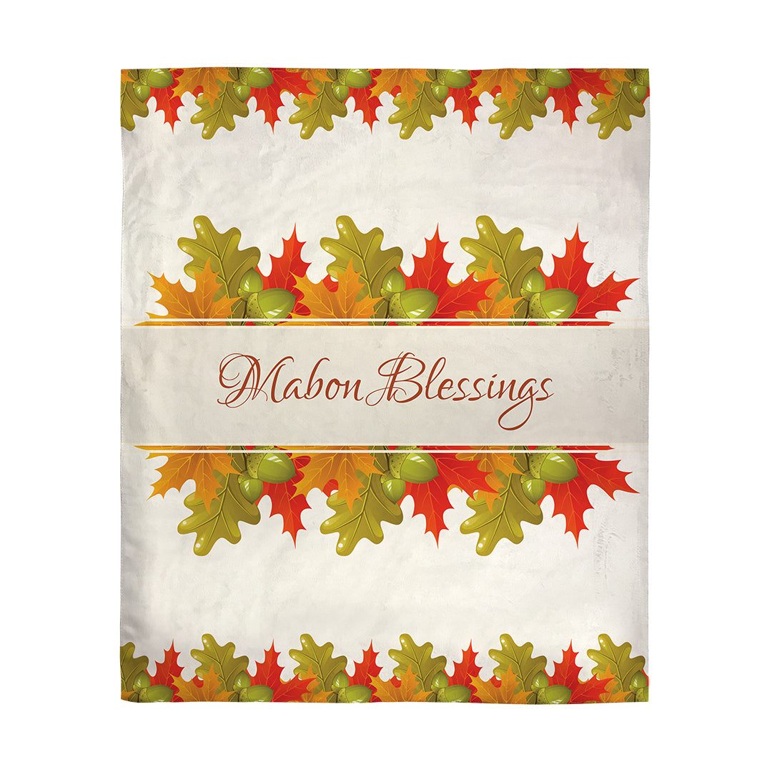 Blankets Mabon Blessings Leaves