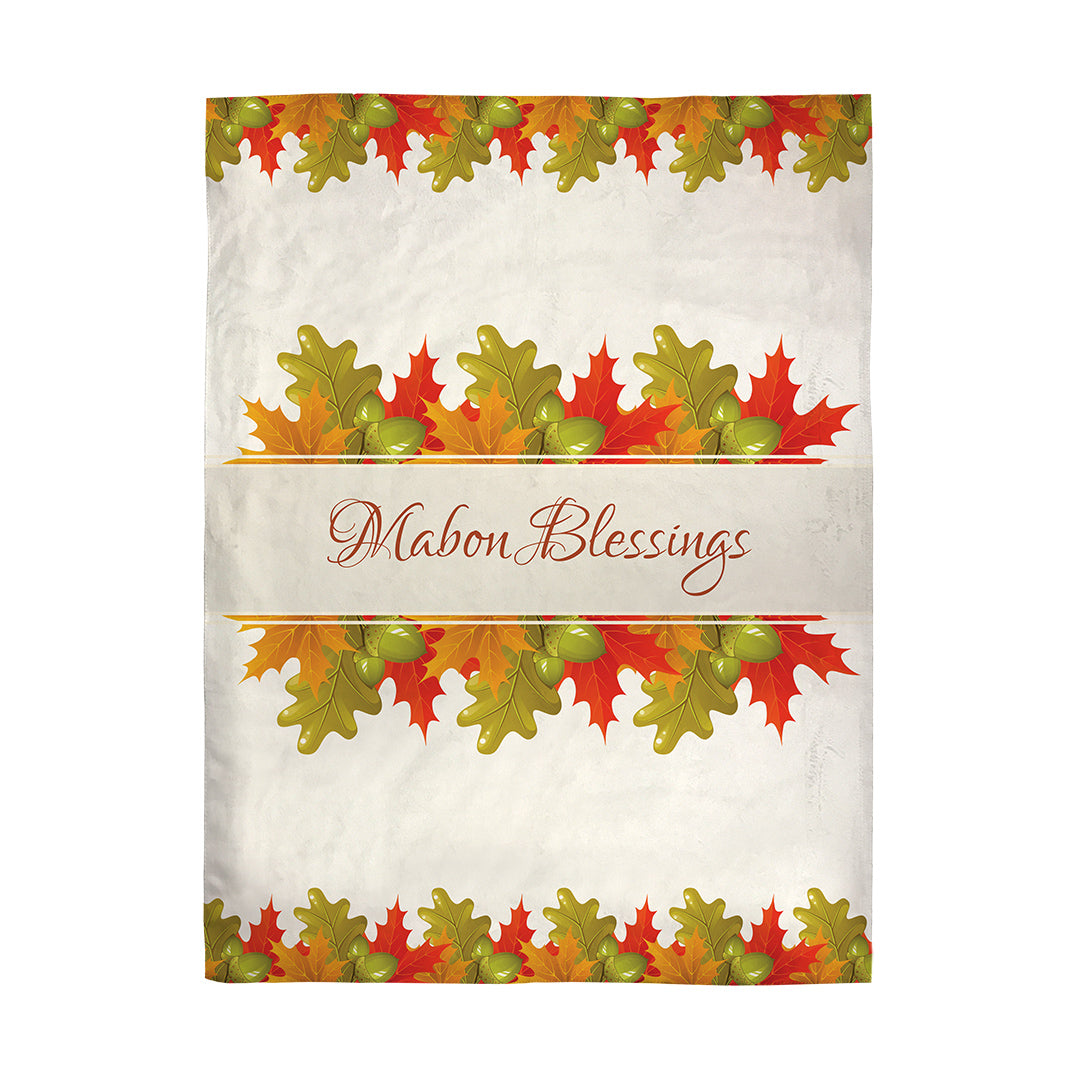 Blankets Mabon Blessings Leaves