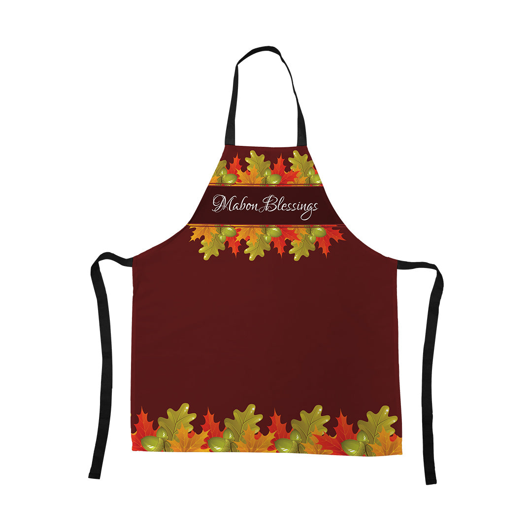 Apron Mabon Blessings Leaves