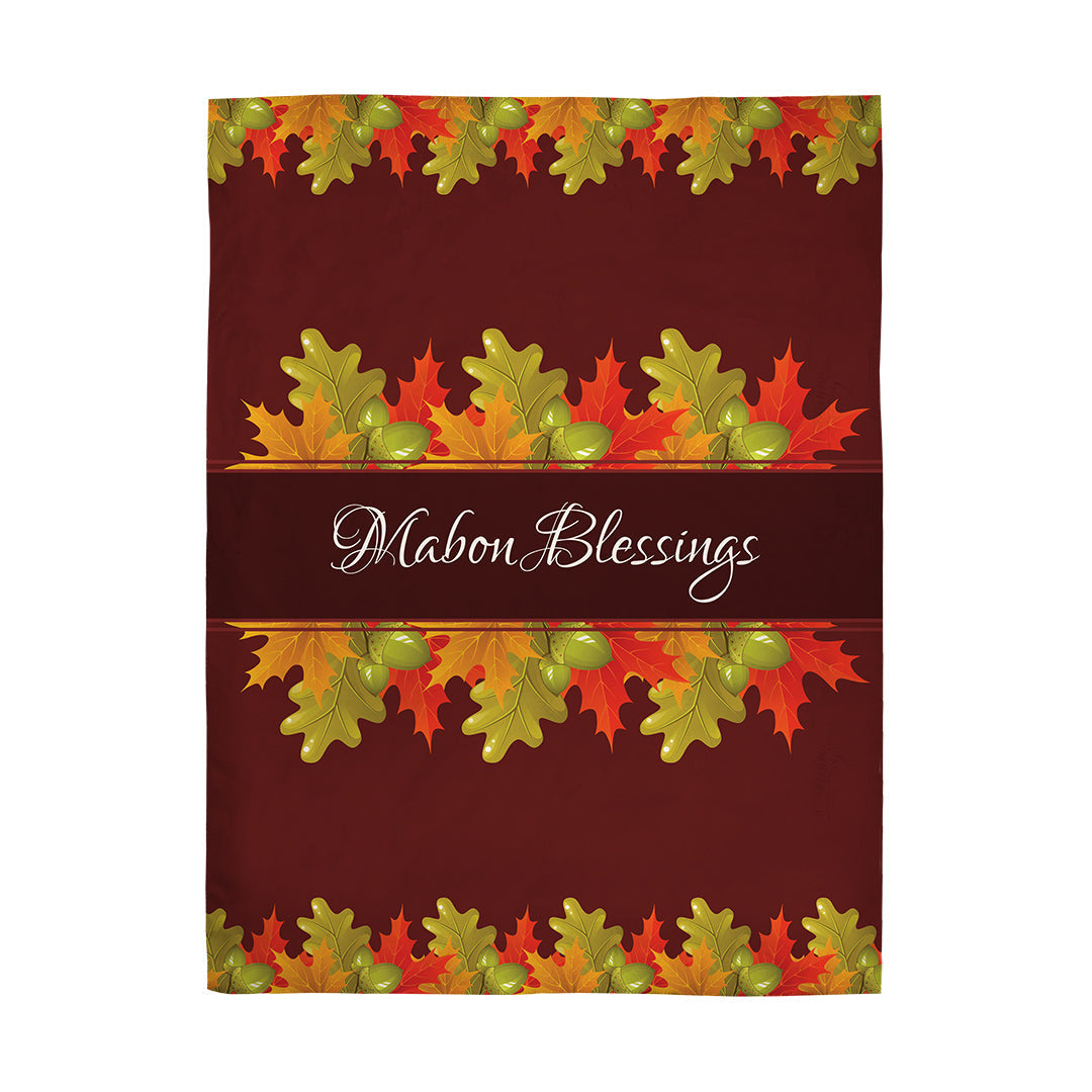 Blankets Mabon Blessings Leaves