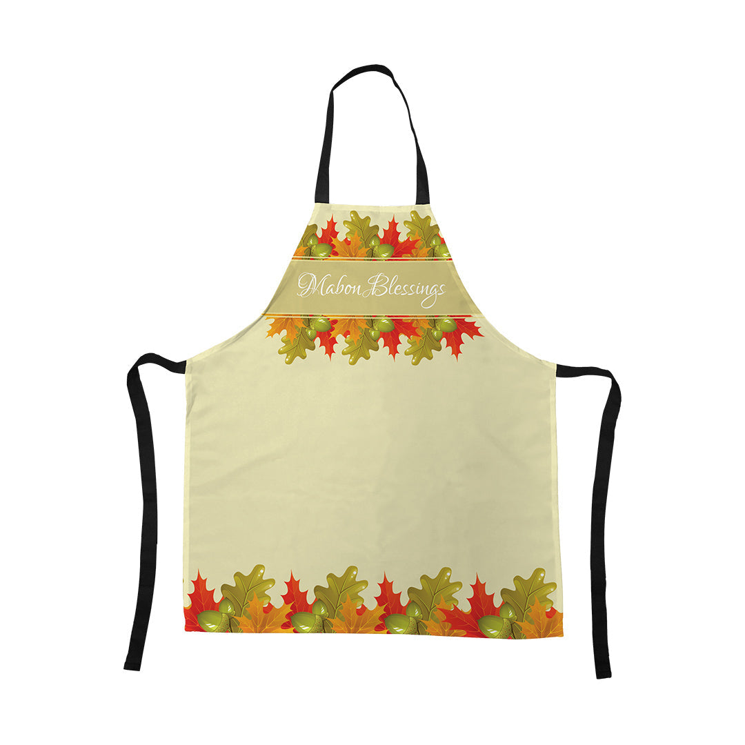 Apron Mabon Blessings Leaves