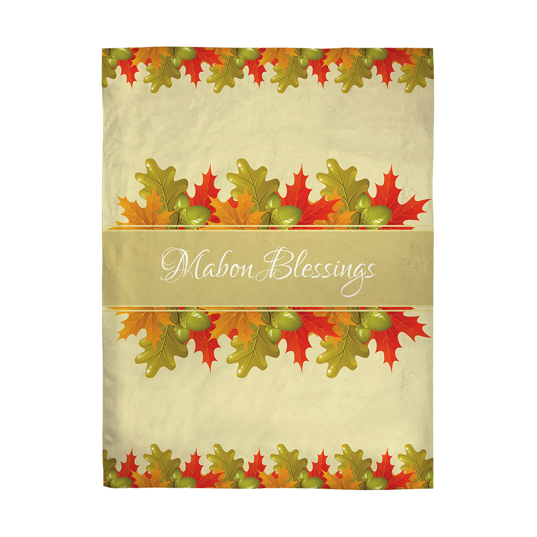 Blankets Mabon Blessings Leaves