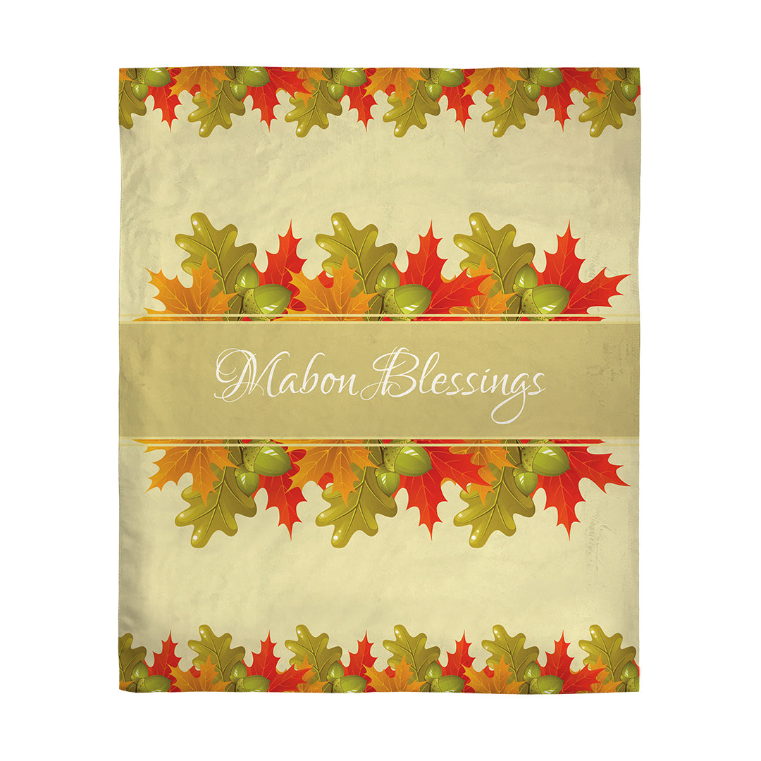 Blankets Mabon Blessings Leaves