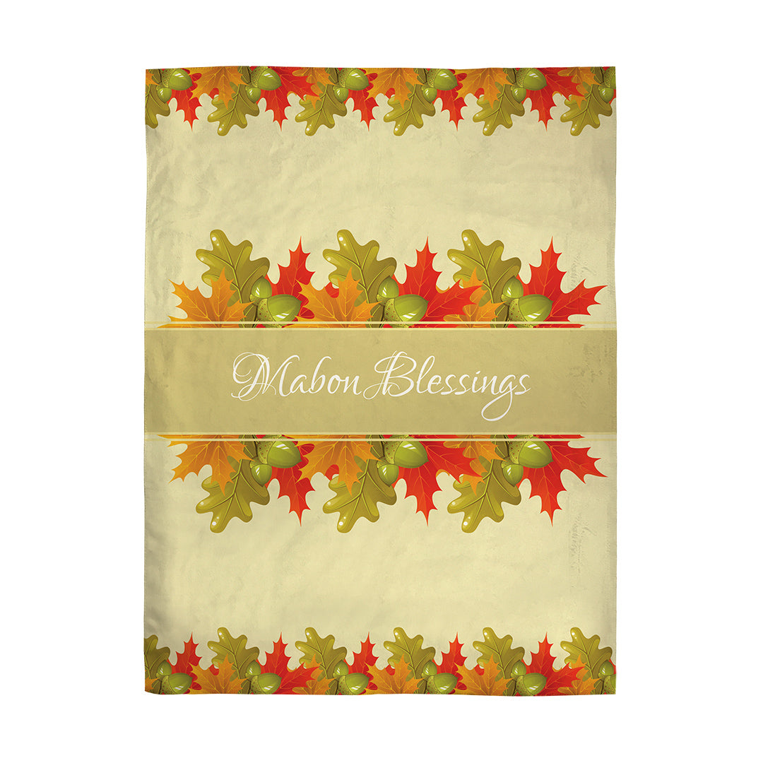 Blankets Mabon Blessings Leaves