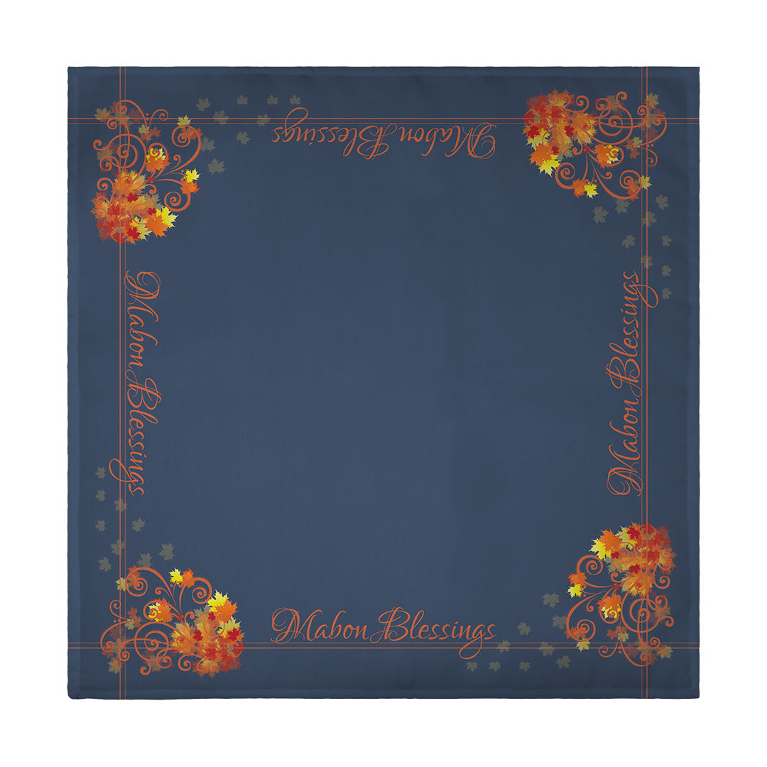 Napkin Mabon Blessings Swirls