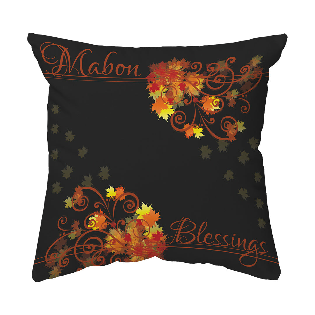 Zippered Pillow Mabon Blessings Swirls