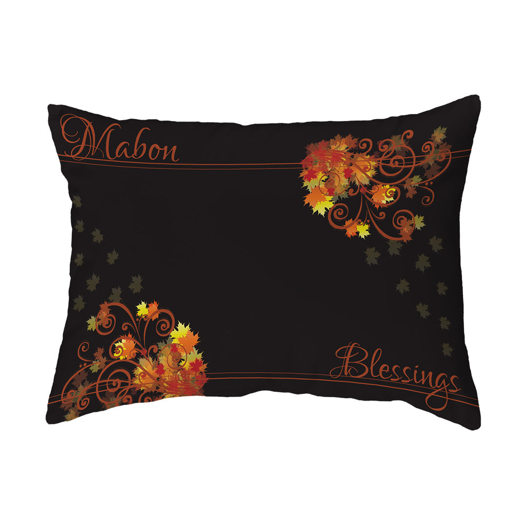 Zippered Pillow Mabon Blessings Swirls