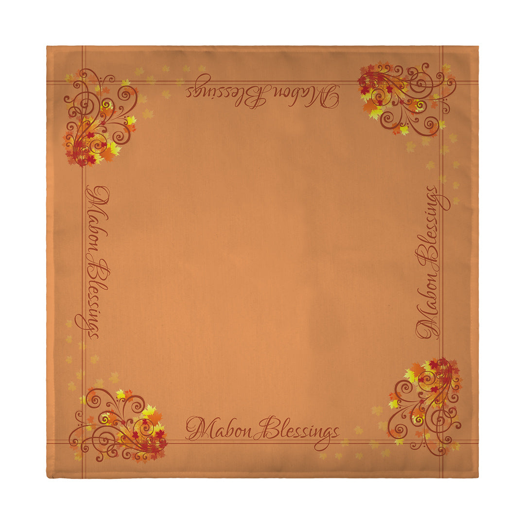 Napkin Mabon Blessings Swirls