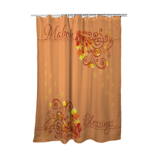 Shower Curtain Mabon Blessings Swirls