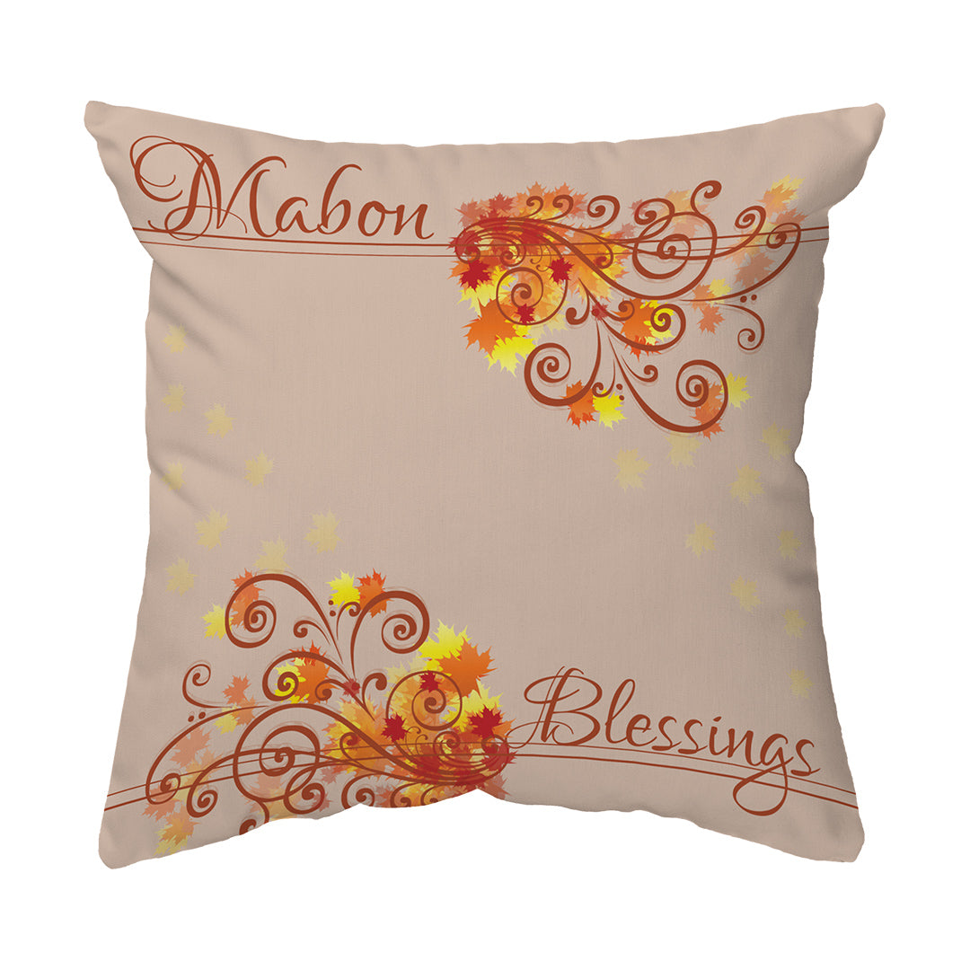 Zippered Pillow Mabon Blessings Swirls