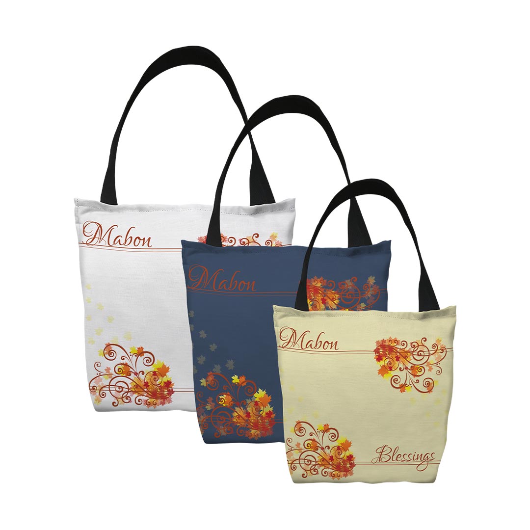 Tote Bags Mabon Blessings Swirls