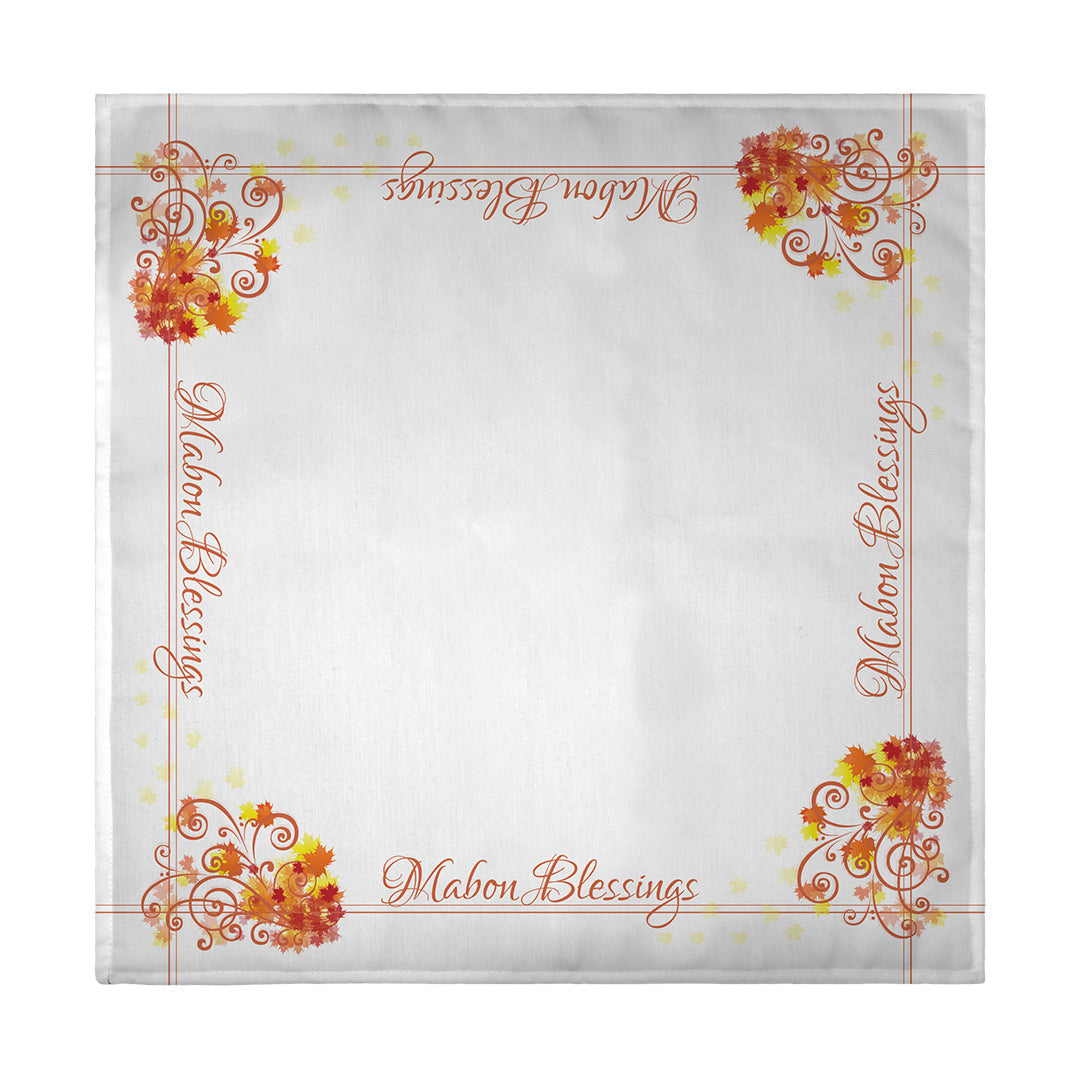 Napkin Mabon Blessings Swirls