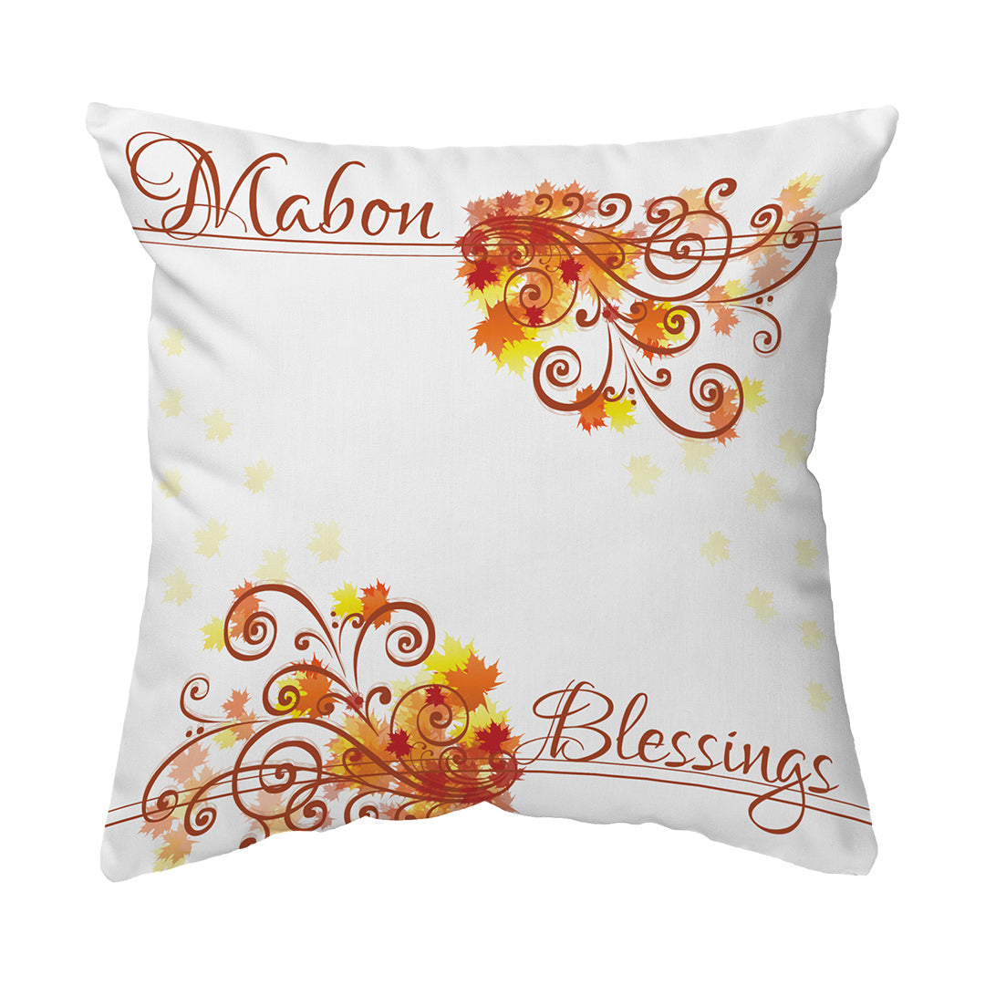 Zippered Pillow Mabon Blessings Swirls