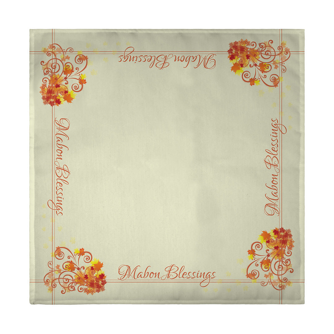 Napkin Mabon Blessings Swirls