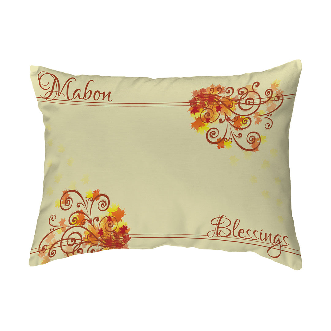 Zippered Pillow Mabon Blessings Swirls