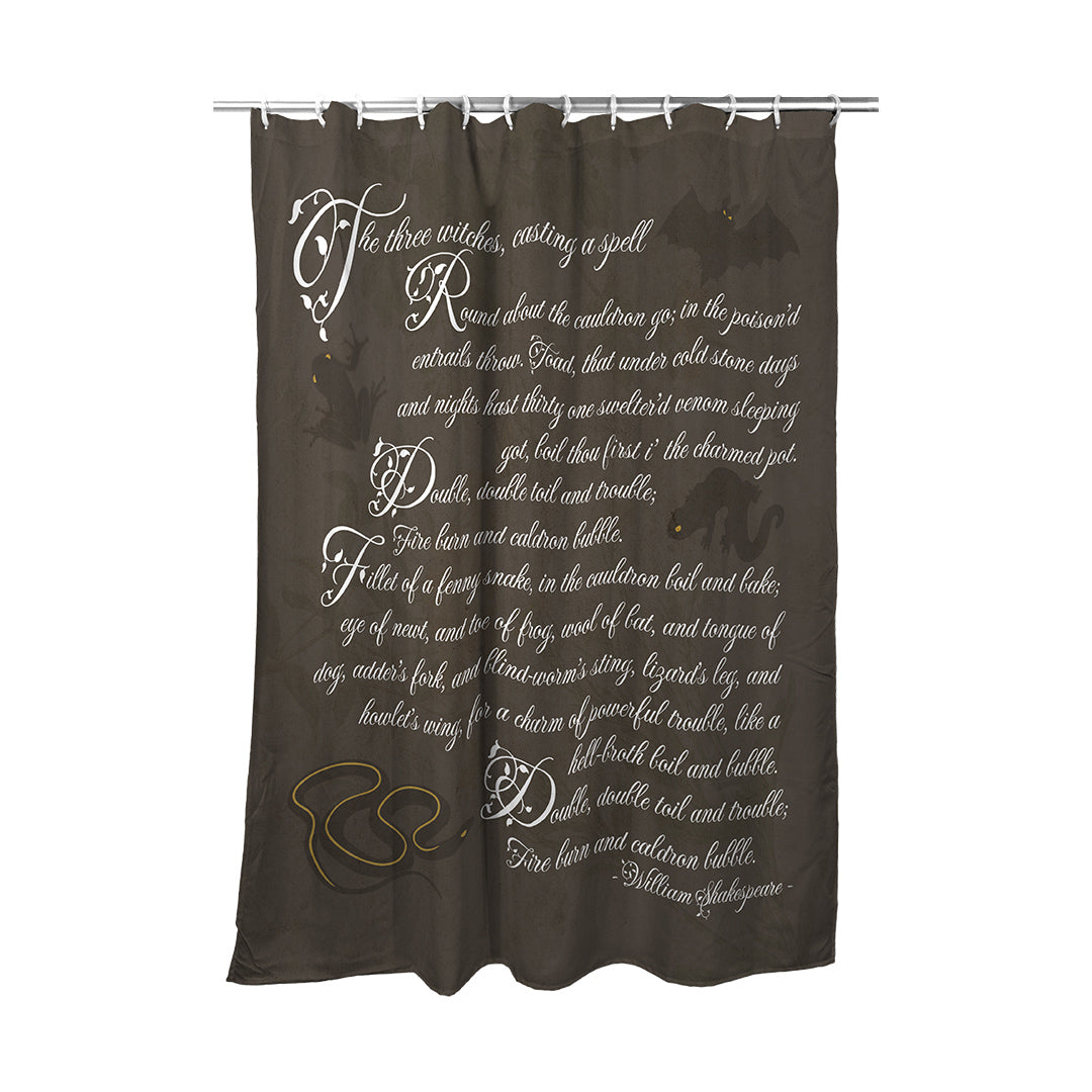 Shower Curtain Macbeth Spell