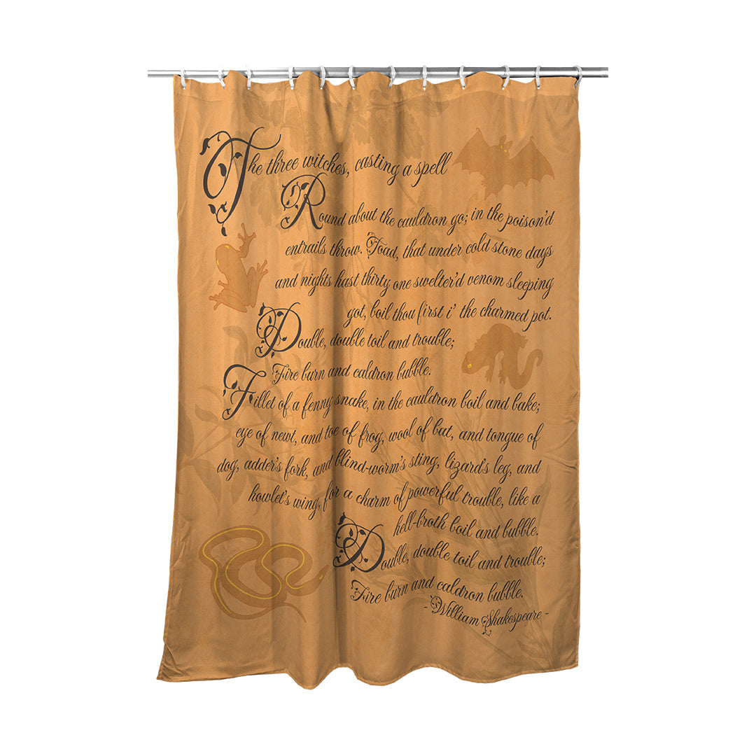 Shower Curtain Macbeth Spell