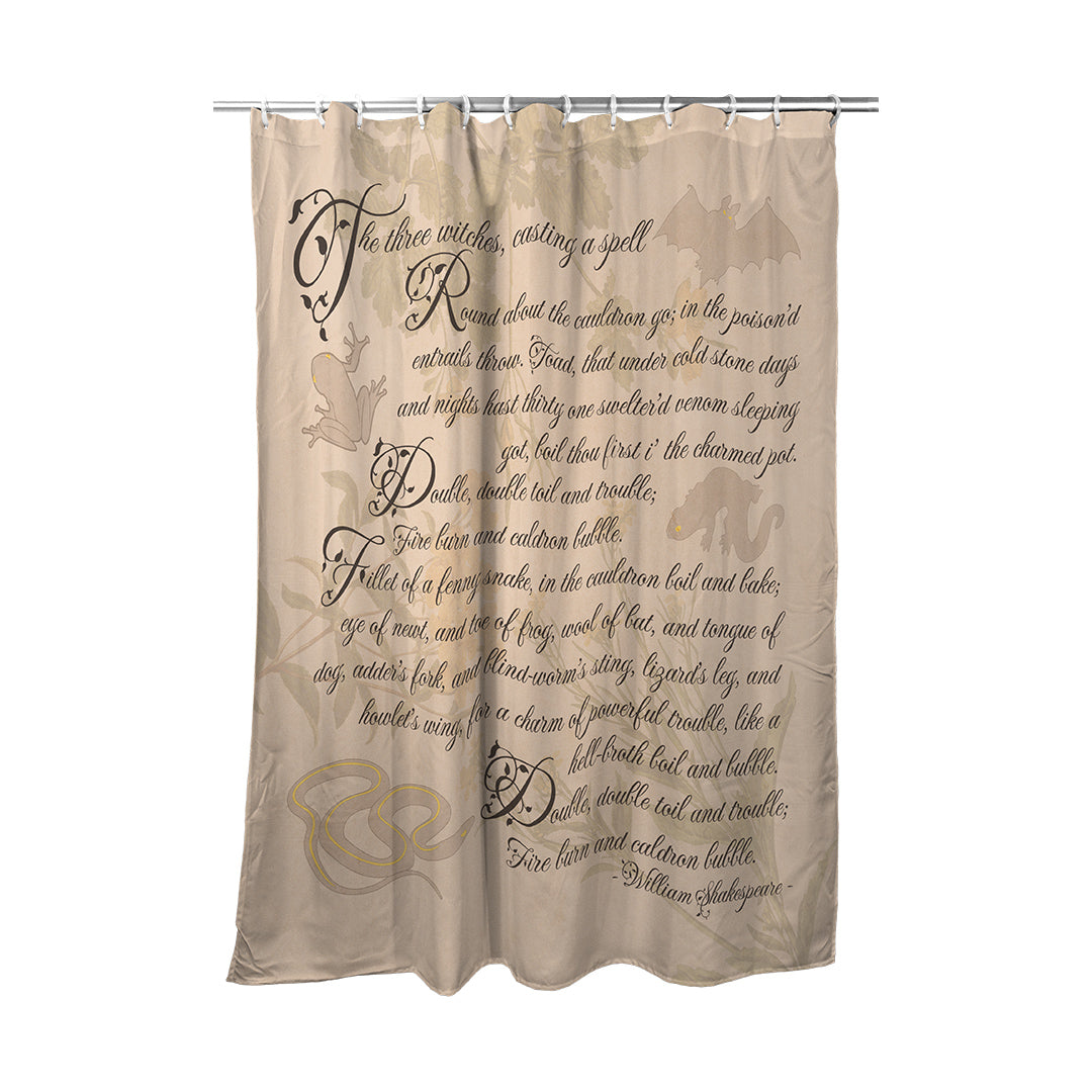 Shower Curtain Macbeth Spell