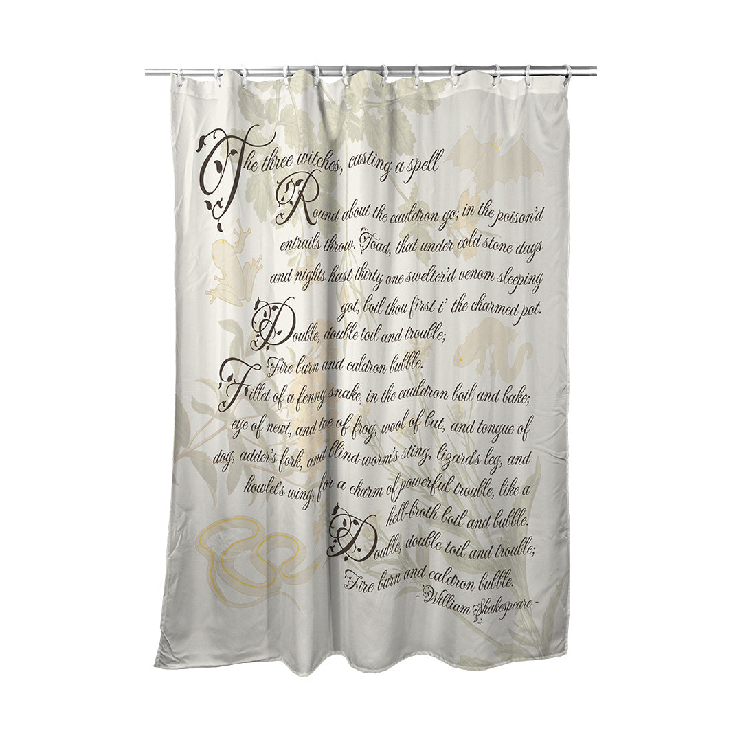 Shower Curtain Macbeth Spell