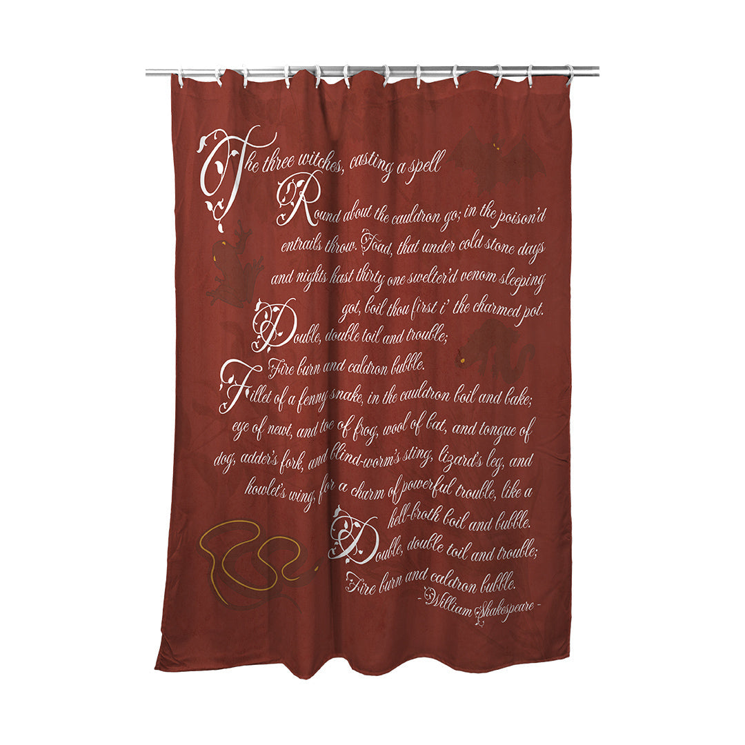 Shower Curtain Macbeth Spell