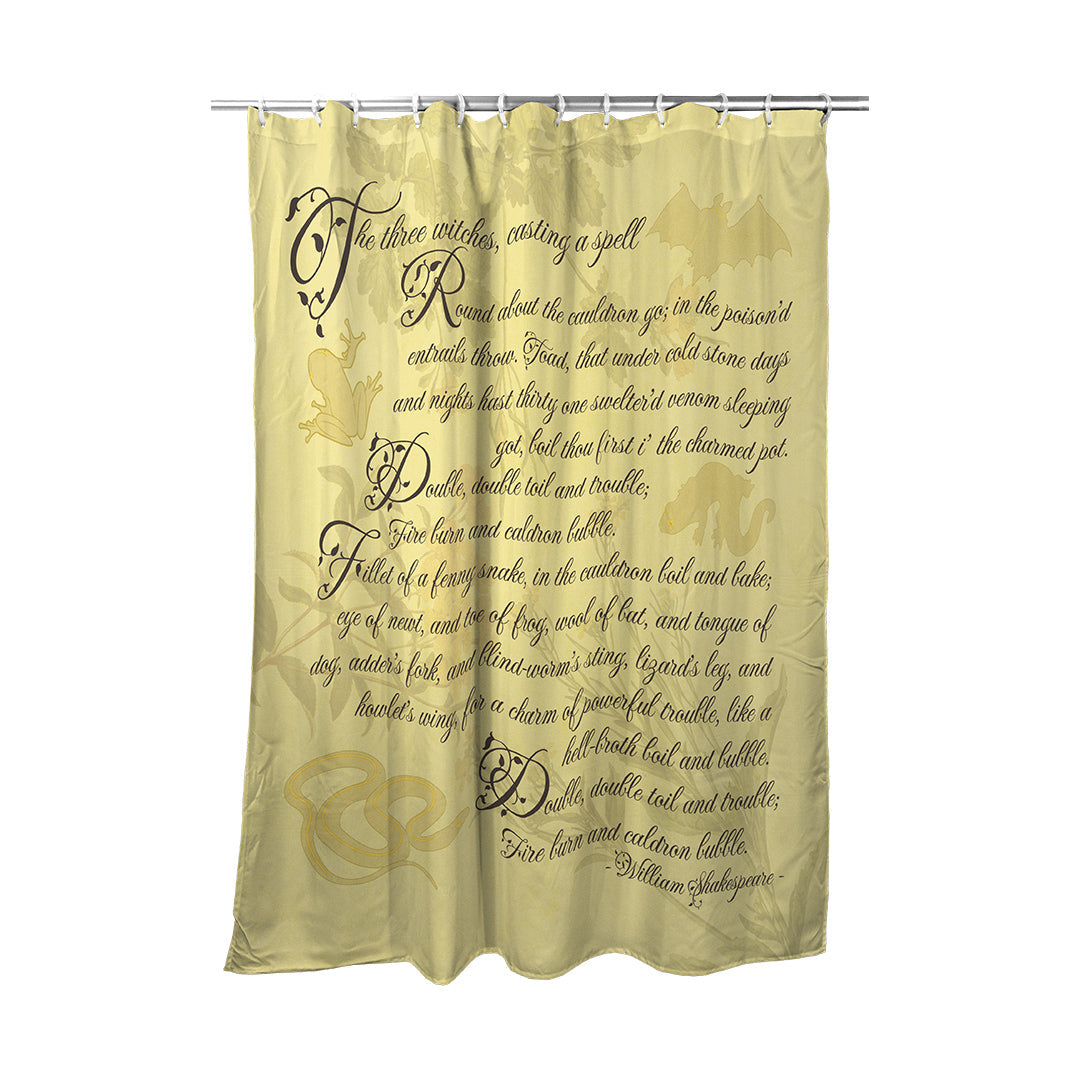 Shower Curtain Macbeth Spell