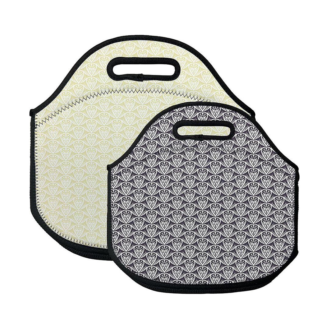 Lunch Bag Patterned Drop Colored
