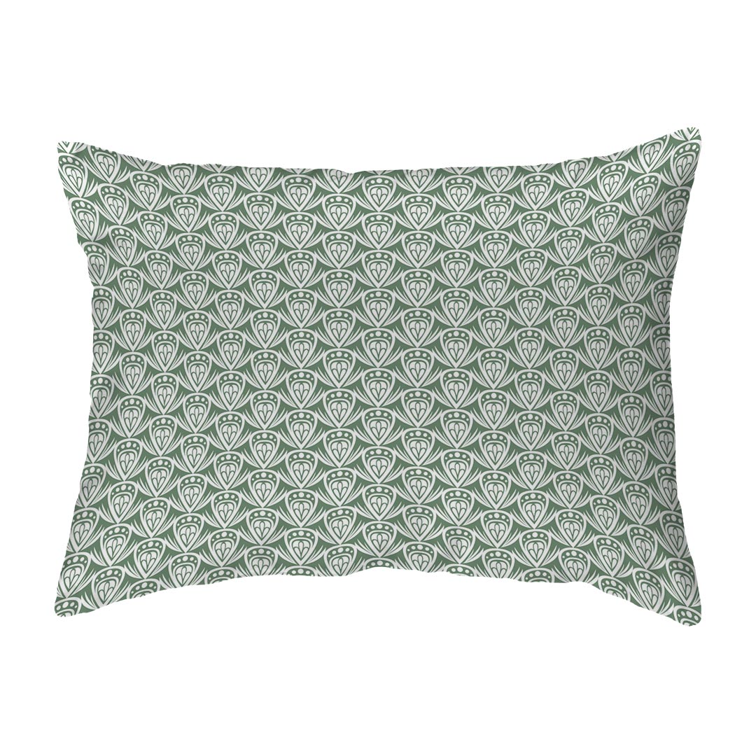 Zippered Pillow Shell Patterned Drop Colored