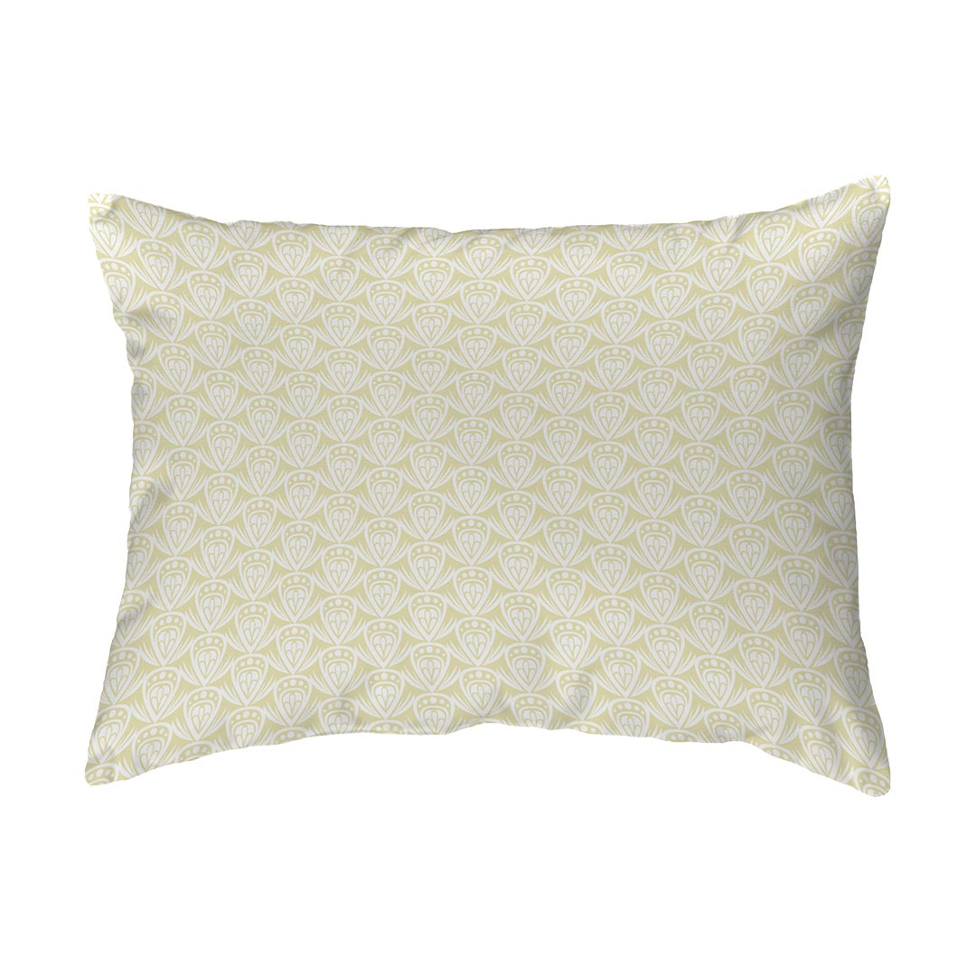 Throw Pillow Patterned Drop Colored
