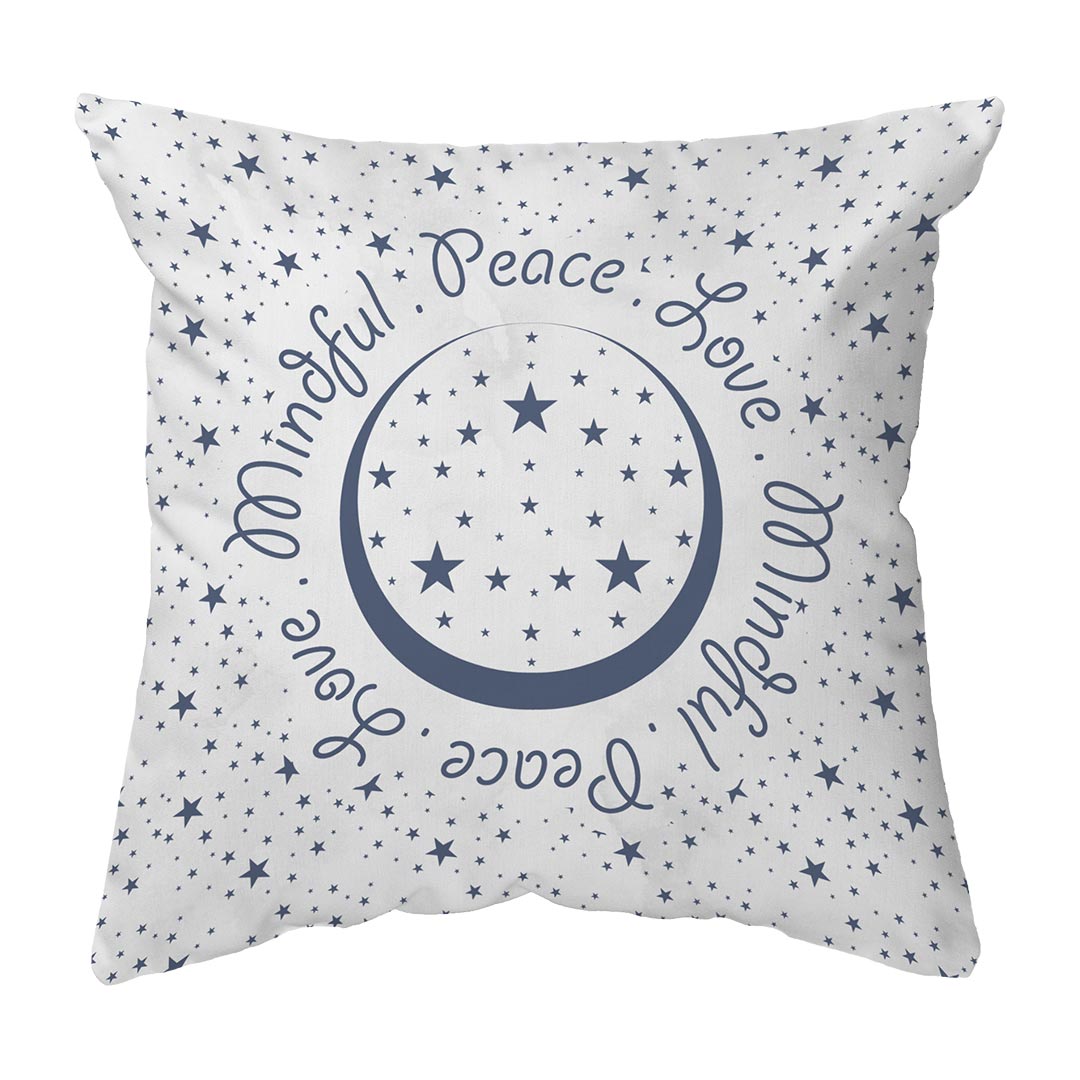 Zippered Pillow Peace.Love.Mindful