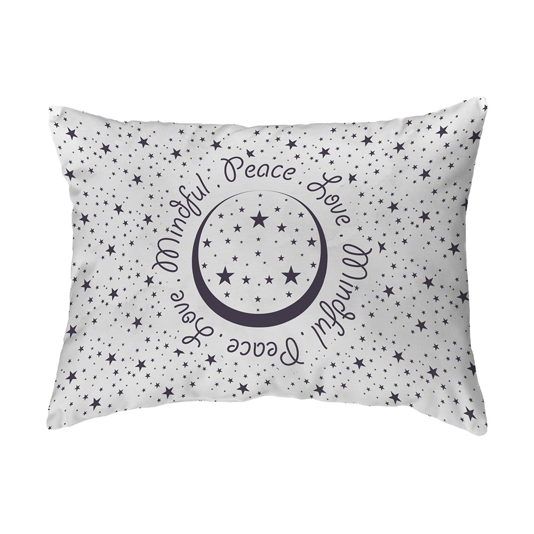 Zippered Pillow Peace.Love.Mindful