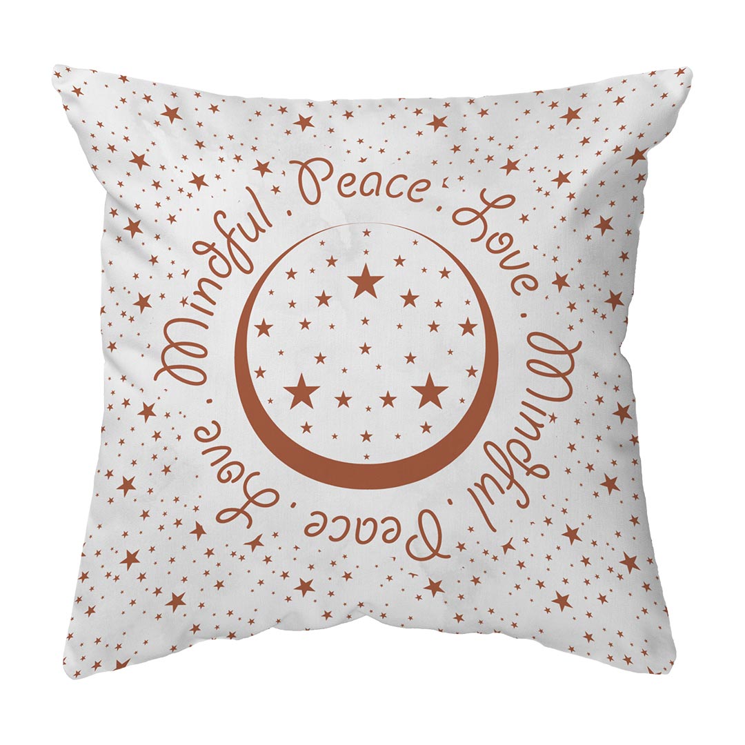 Zippered Pillow Peace.Love.Mindful