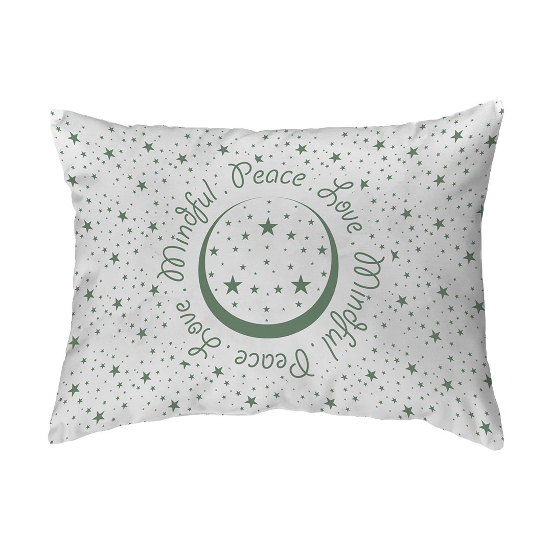 Zippered Pillow Peace.Love.Mindful