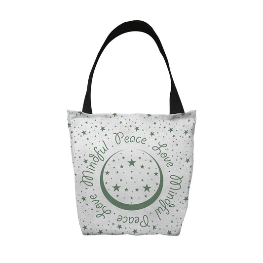 Tote Bags Peace.Love.Mindful