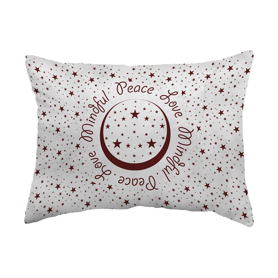 Zippered Pillow Peace.Love.Mindful