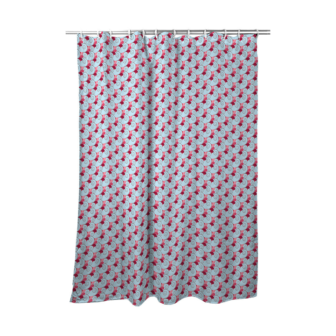 Shower Curtain Spiral Buds