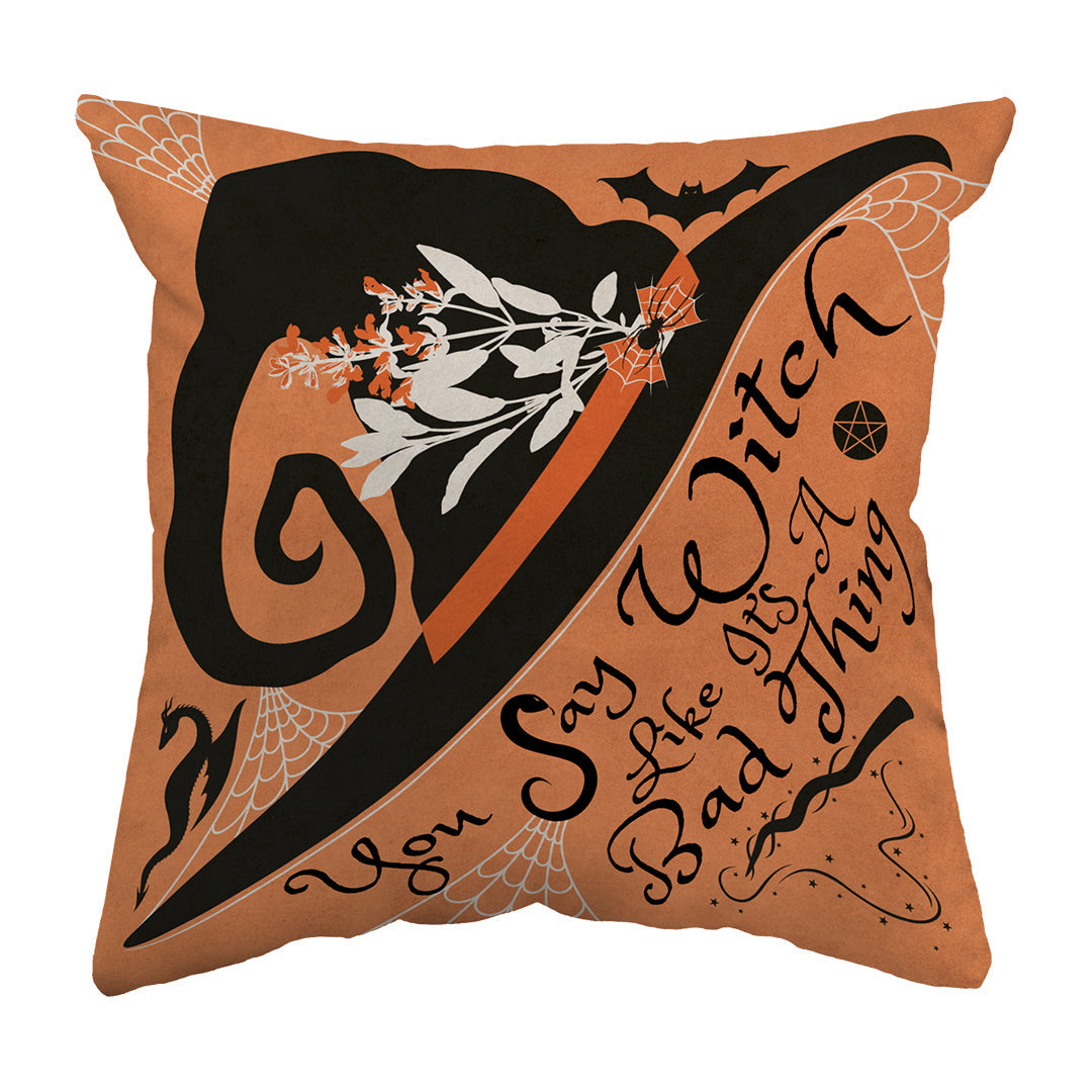 Zippered Pillow Shell Spooky Witchy Thing