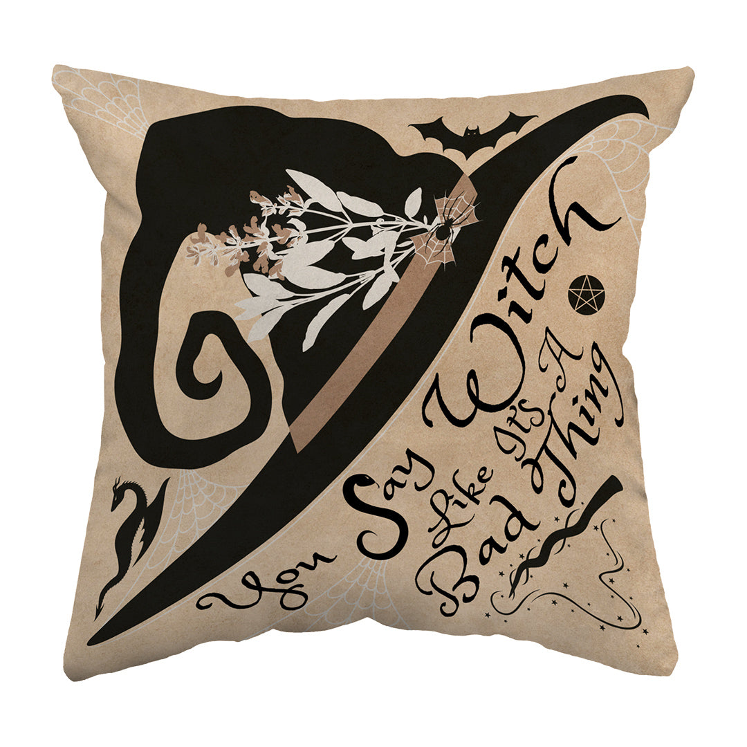 Zippered Pillow Spooky Witchy Thing