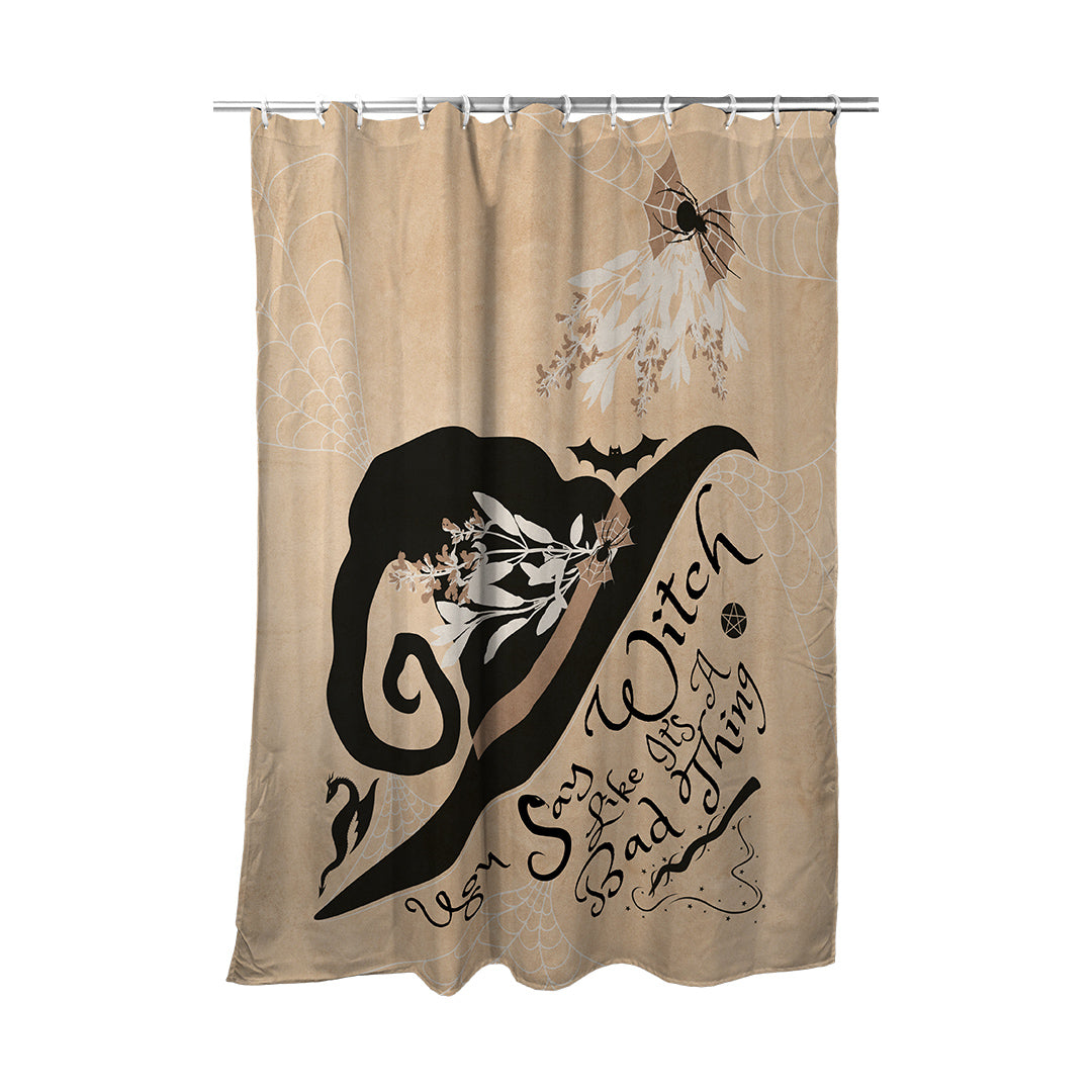 Shower Curtain Spooky Witchy Thing