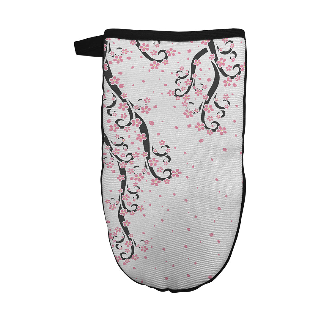 Oven Mitt Spring Blossoms