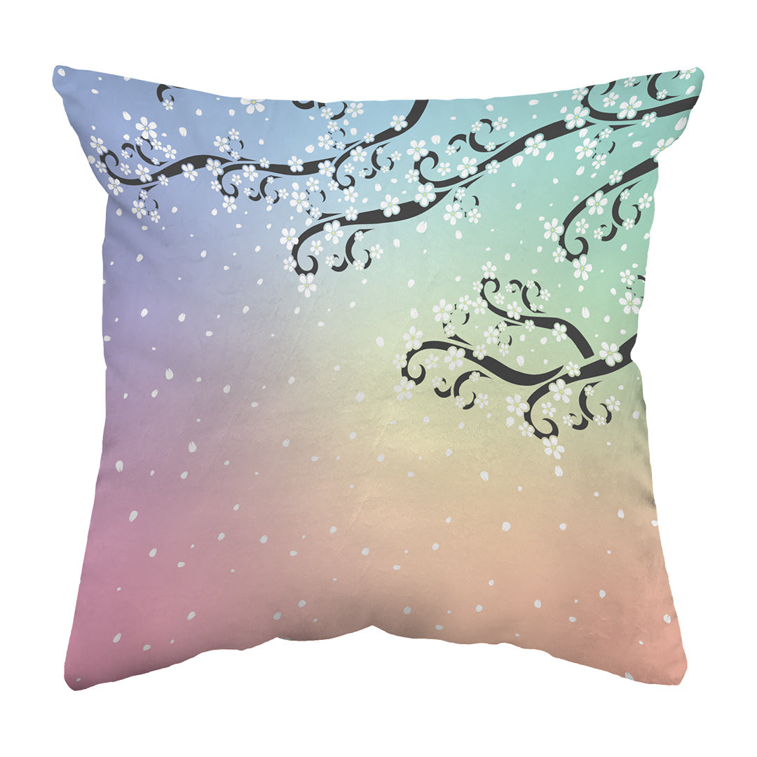 Throw Pillow Spring Blossoms