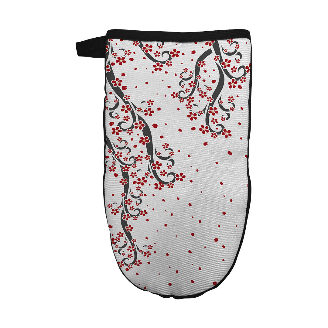 Oven Mitt Spring Blossoms