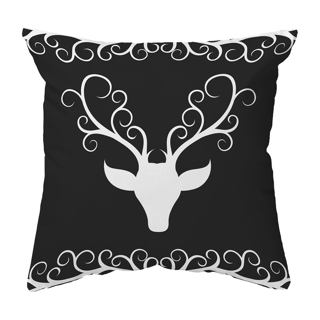 Zippered Pillow Stag