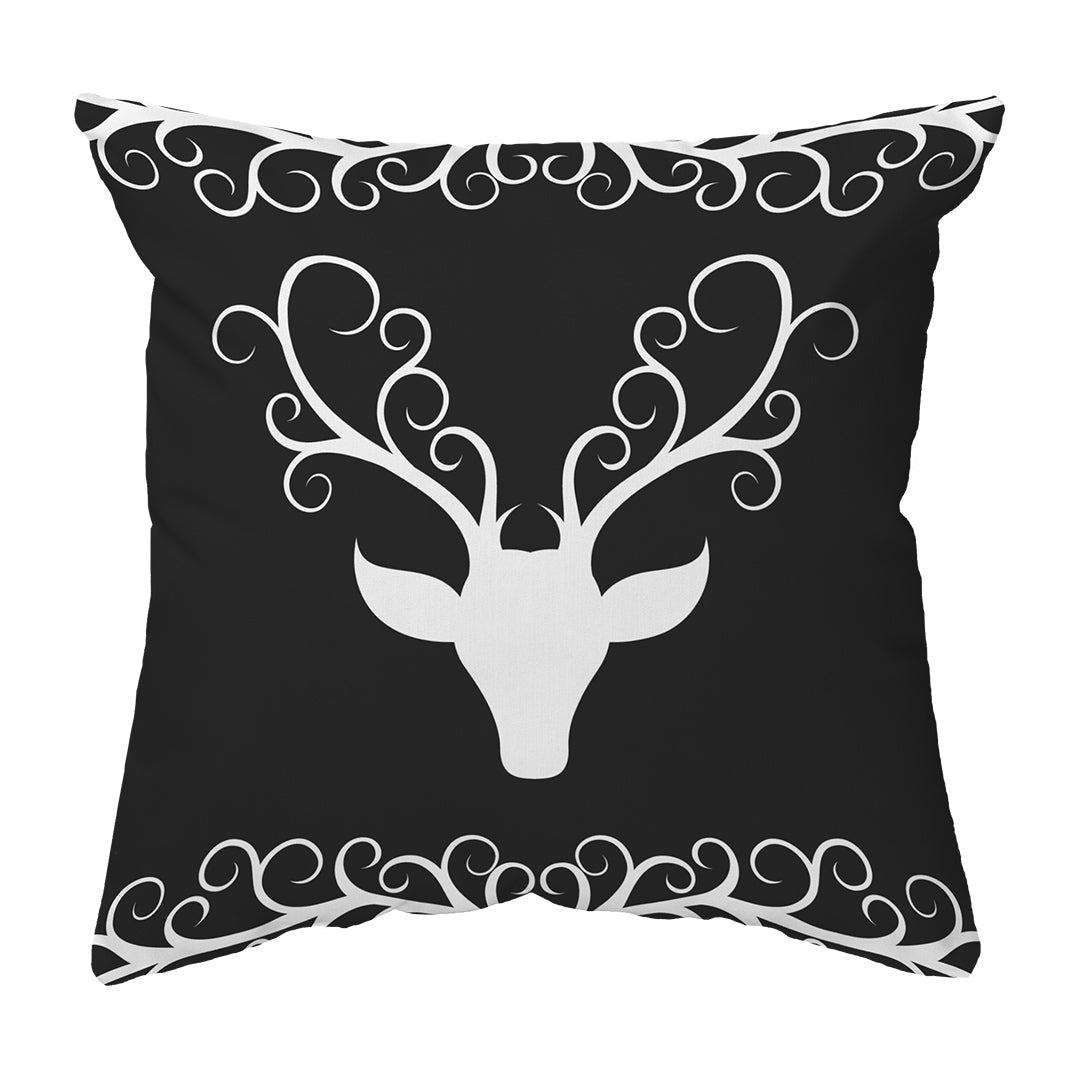 Zippered Pillow Stag