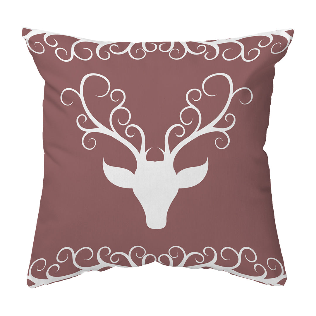Zippered Pillow Stag