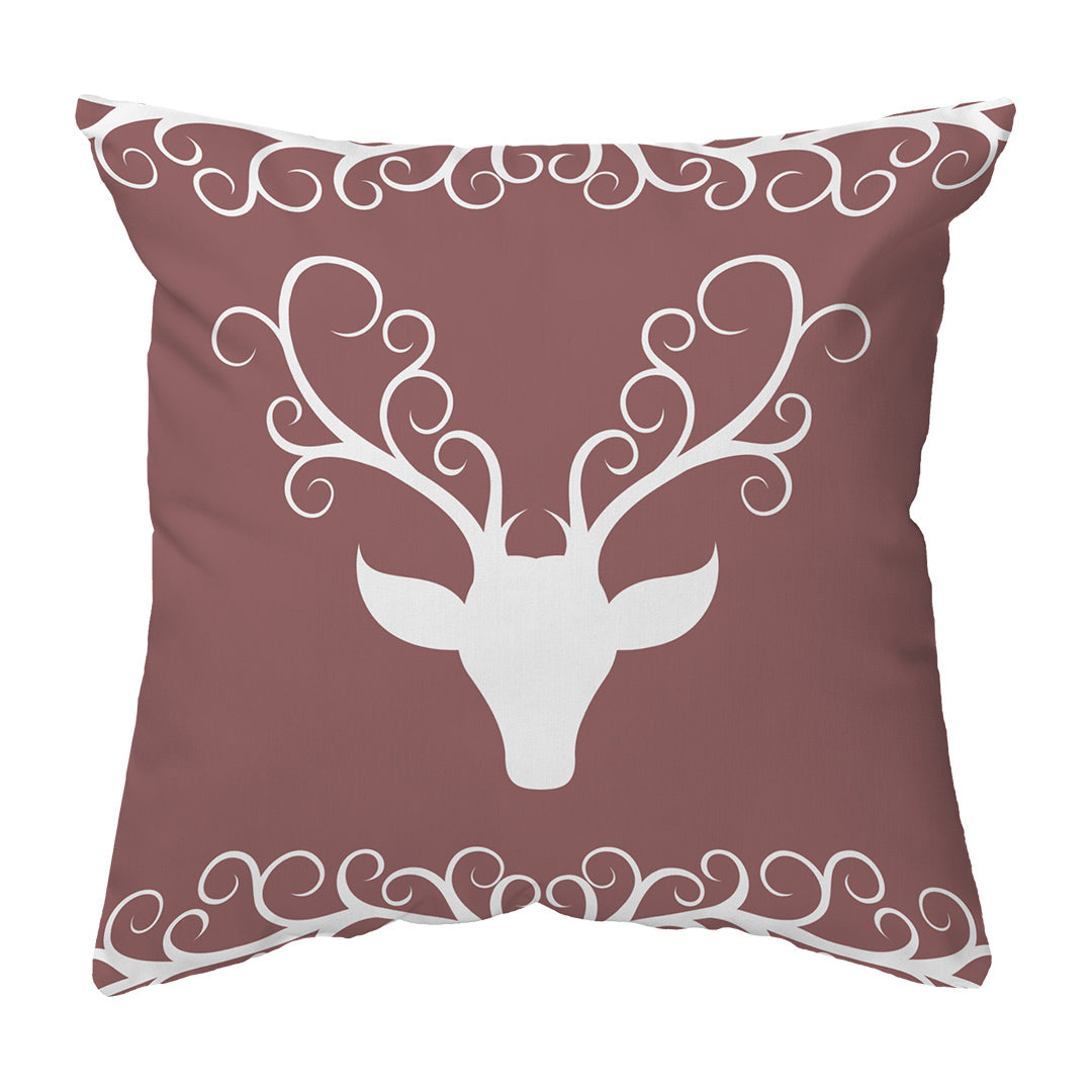 Zippered Pillow Stag