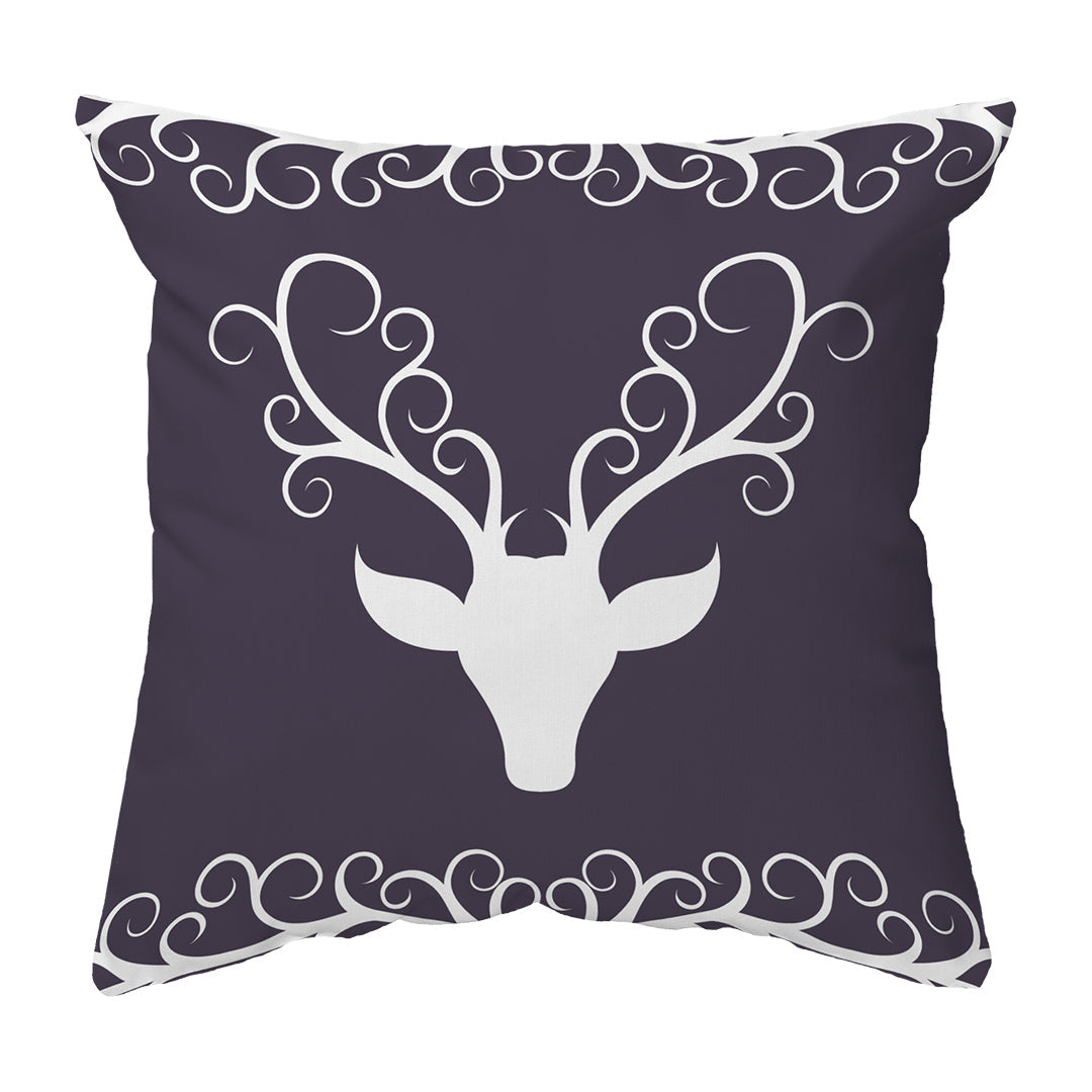 Zippered Pillow Stag