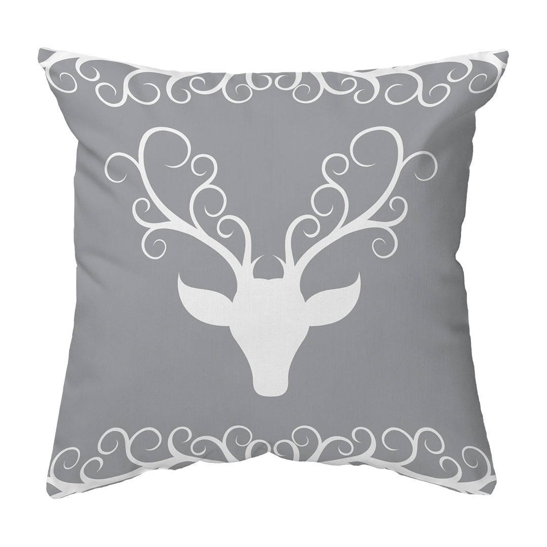 Zippered Pillow Stag